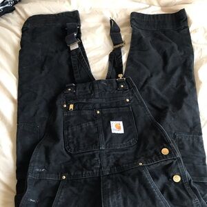 Black Carhartt Overalls